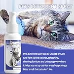 Cat Deterrent Spray, Nature & Safe Cat Repellent Spray for Indoor & Outdoor, 50ML Bitter Apple Spray for Cats & Kitten Training Aid, Cat Scratch Deterrent for Furniture, Sofa, Rug, Curtain - Image 2
