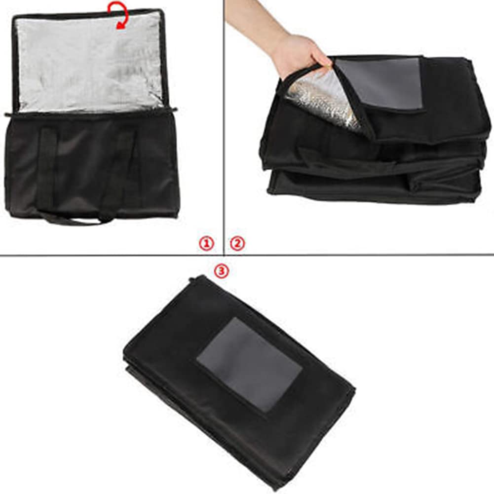 ZYNCUE Sac d'épicerie isotherme réutilisable de 28 L, 35 x 23 x 26 cm, livraison de nourriture, durable, robuste, grande taille, tient debout, pliable, durable