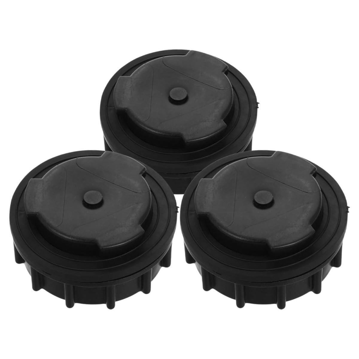 Tapón de drenaje para cubo de basura de 660l accesorio de plástico negro para contenedor exterior