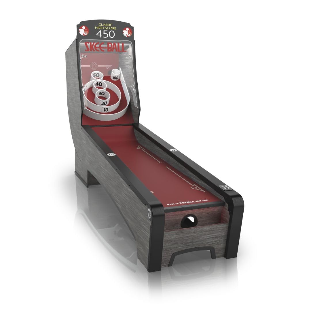 Skee-Ball Arcade Table Machine Game for Home Basement Recreation Room - Premium Nostalgic Classic Fun of Roll and Score - Made in The USA