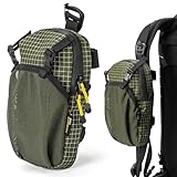 HIKEMAN Backpack Strap Pouch - Backpacking Phone Pouch, Waterproof Backpack Shoulder Strap Phone Pocket...