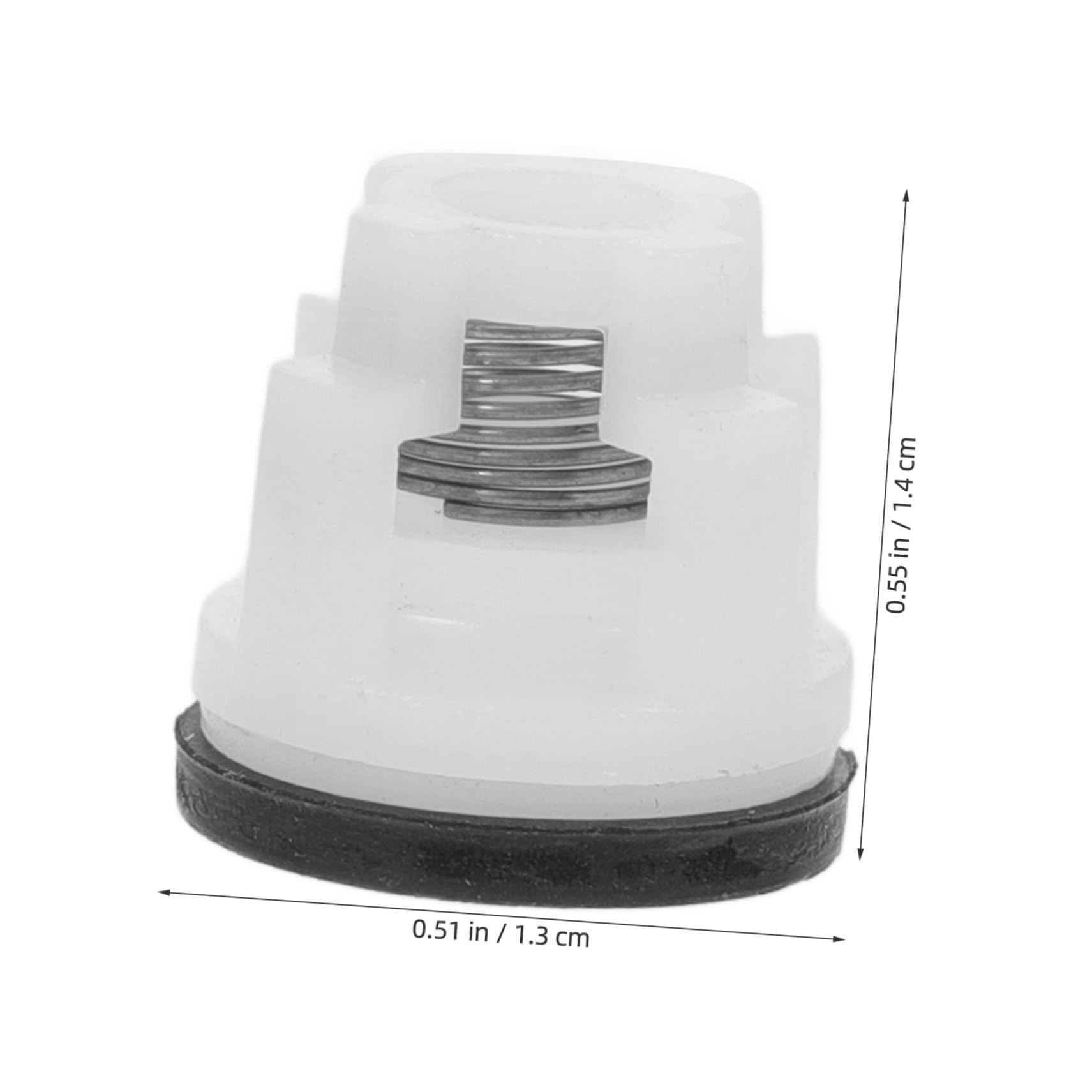 Abaodam Kit de 10 Válvulas Unidireccionales para Lavado y Resistente Accesorio de Plástico PP Blanco para Hidrolavadora de Alta Presión