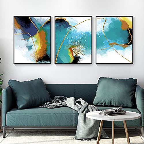 Affiche pastel nordique pour habiller les grands murs blancs du salon avec douceur