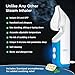 MYPURMIST® Handheld Ultrapure Instant Steam Inhaler – Fast Allergy Nasal Congestion Cold Cough Sinus Relief - Aromatherapy Vaporizer Steamer Humidifier, Voice Care, FSA/HSA/FDA Listed