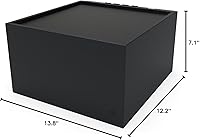 Vista 9 de Cajas fuertes biométricas portátiles de 4 pistolas para pistola con puerto USB-C, seguro para pistola de acceso rápido, caja fuerte para pistola