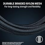 Razer USB Type-C Extension Cable — 3 Meter (9.8 ft) Braided Nylon Mesh, Trip-Safe Quick Release, 3A Fast Power Support for Gaming Chairs & USB-C Devices — Black - Image 2