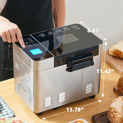 Digital Bread Maker with Gluten-Free Setting