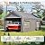 Carport Canopy 10x20 FT Heavy Duty Boat Car Canopy with Removable Sidewalls and Roll up Ventilated Windows