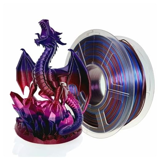 Stronghero3D PLA 3D Printer Filament 1.75mm, Galaxy red,Silk Blue, Silk Purple,Net Weight 1kg