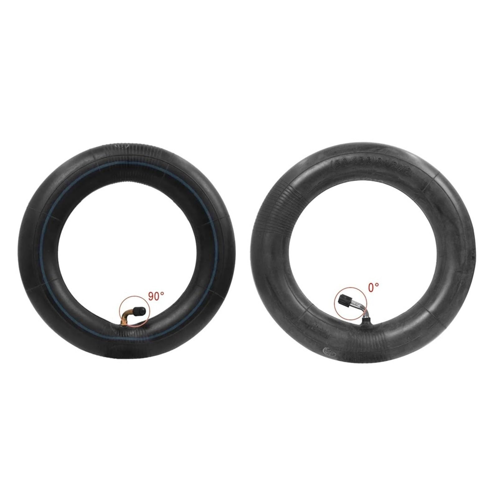 Camera d'Aria da 8,5 Pollici for Monopattino Elettrico M365 1S PRO PRO2 con valvola Dritta piegata, Pneumatico, Pneumatici, Parte(2pc 90D)