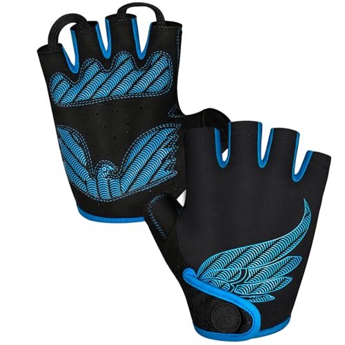 Biking Gloves For Cycling/weight Lifting/gym/motorcycle/rowing/outdoor Sports-128-blue-m