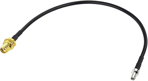 Miniatura 3 de Bingfu Adaptador de antena 4G LTE SMA hembra a TS9, cable coaxial de coleta de 7.9 in, 8 pulgadas (paquete de 2) Compatible con 4G LTE Mobile