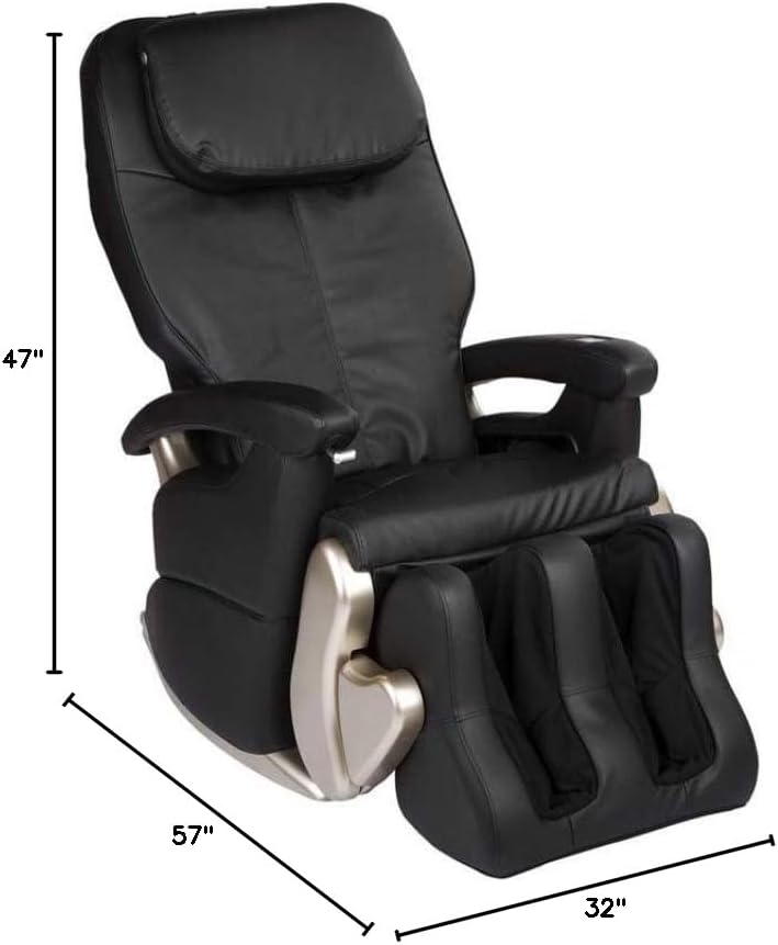 Dimensions diagram of the Human Touch HT-5320 massage chair.