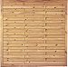 Produktbild Lamellenzaun Dichtzaun Holzzaun Rankzaun Rom B150 x H150 cm.