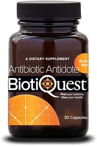 Miniatura 7 de BiotiQuest Probióticos antibióticos antibióticos para reequilibrar el cuerpo después de tomar antibióticos, 20 mil millones de UFC, sin OMG y sin