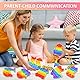 18 Stück Pop Bubble Fidget Toy, Sensorisches Fidget Spielzeug mit Tierforme - Anti-Stress Popspielzeug für Kinder & Erwachsene, Geschenkidee für Geburtstag/Weihnachten/ADHS-Sensorik