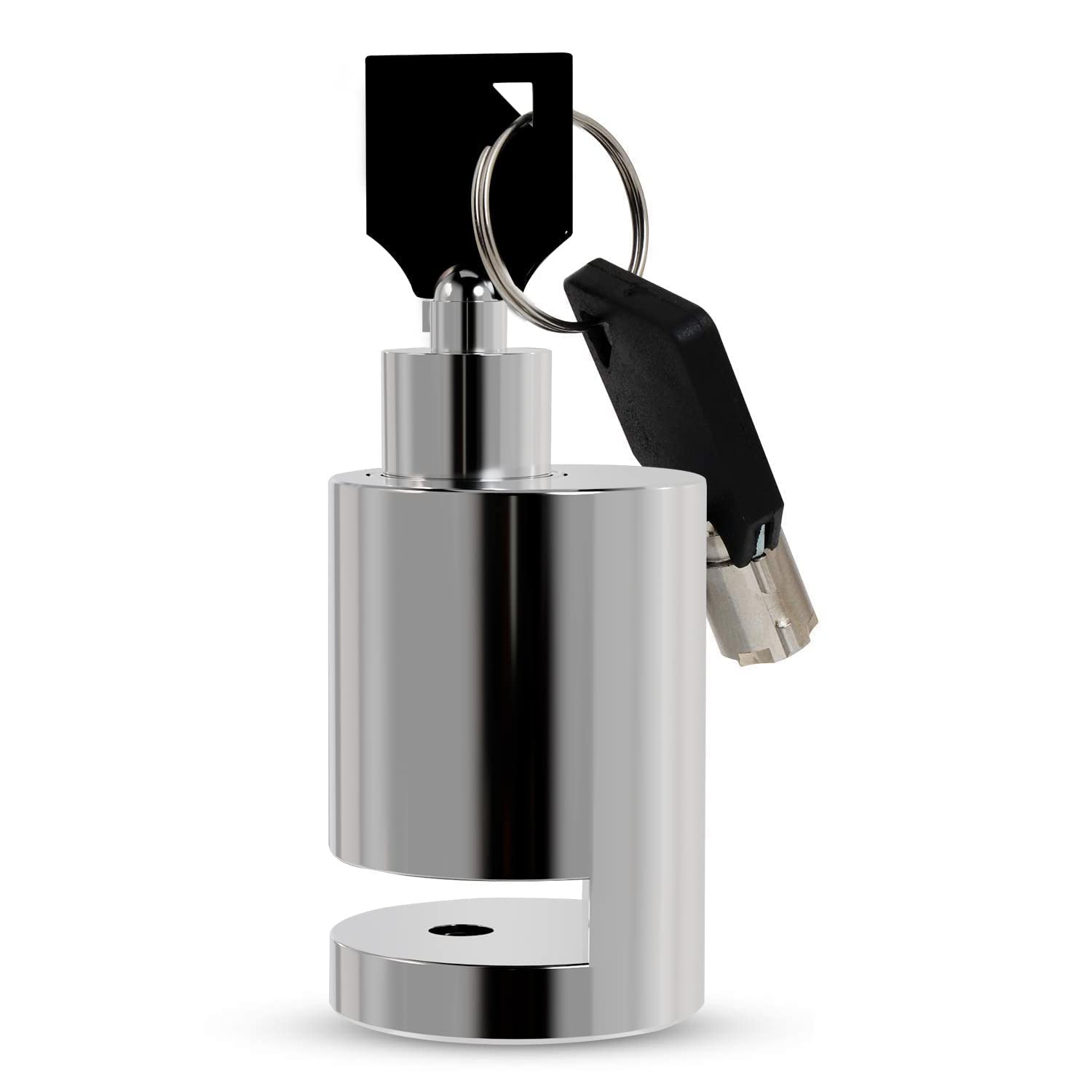 Anti Theft Heavy Duty Stainless Steel Wheel Disc Brake Lock for Bike/Motorcycle Security (Chrome Finish) Anti Theft Heavy Duty Stainless Steel Wheel Disc Brake Lock for Bike/Motorcycle Security (Chrome Finish)