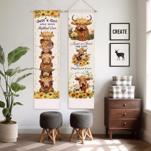 Highland Cow Wall Hanging Tapestry - image 2