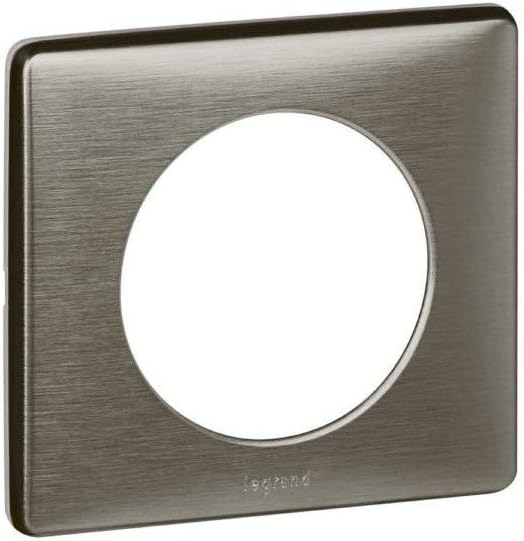 Legrand 068973 Céliane Metal Plate 3 Positions, Tungsten