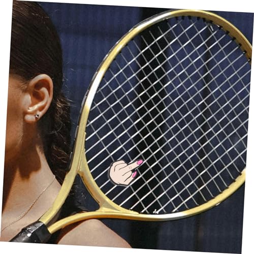 BESPORTBLE 16 Peças amortecedor raquete tenis Amortecedor raquete tênis Redutor para raquete tênis b