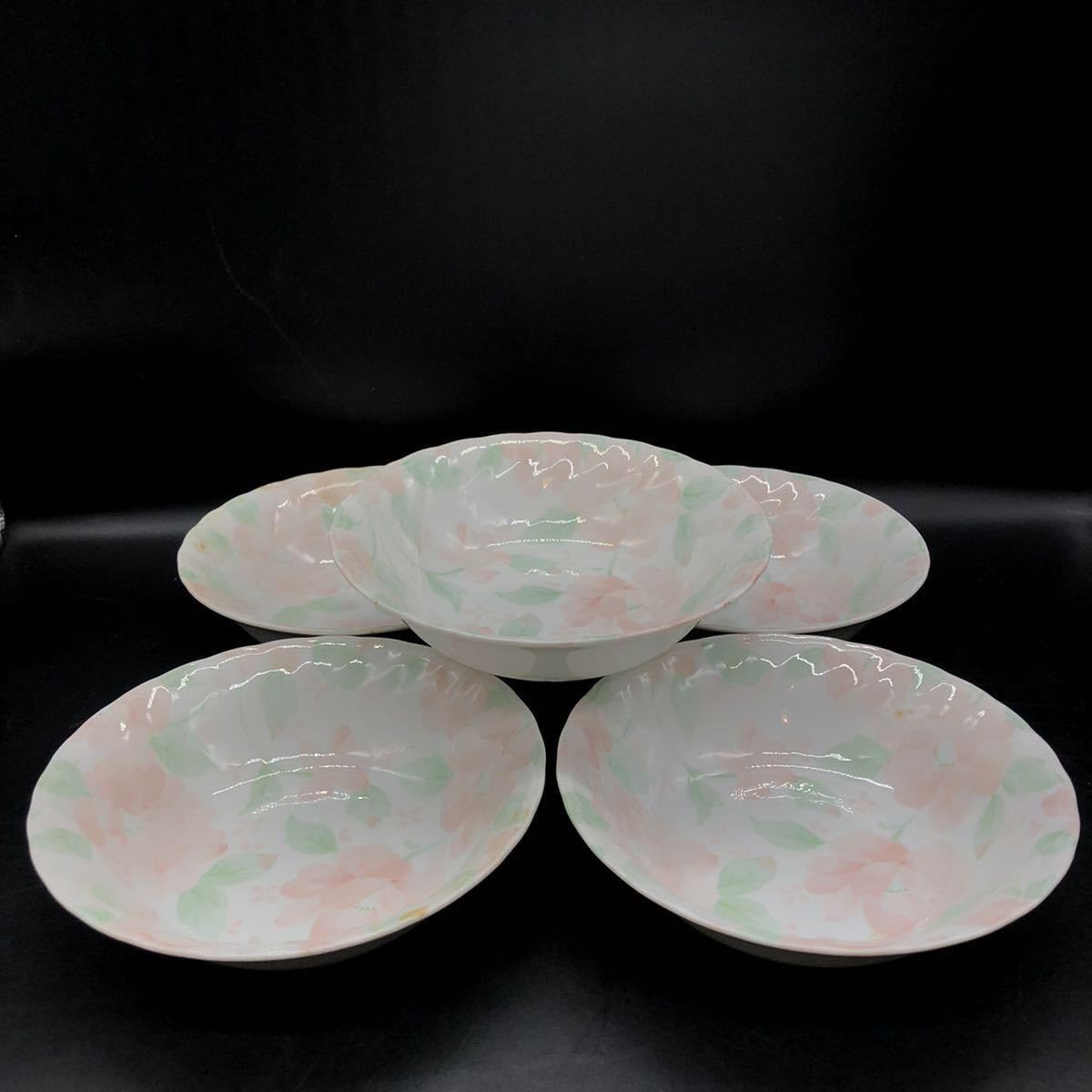 Amazon.co.jp: 器セット 鉢5個＆皿5枚 HONEY ROSE ハニーローズ 日本製