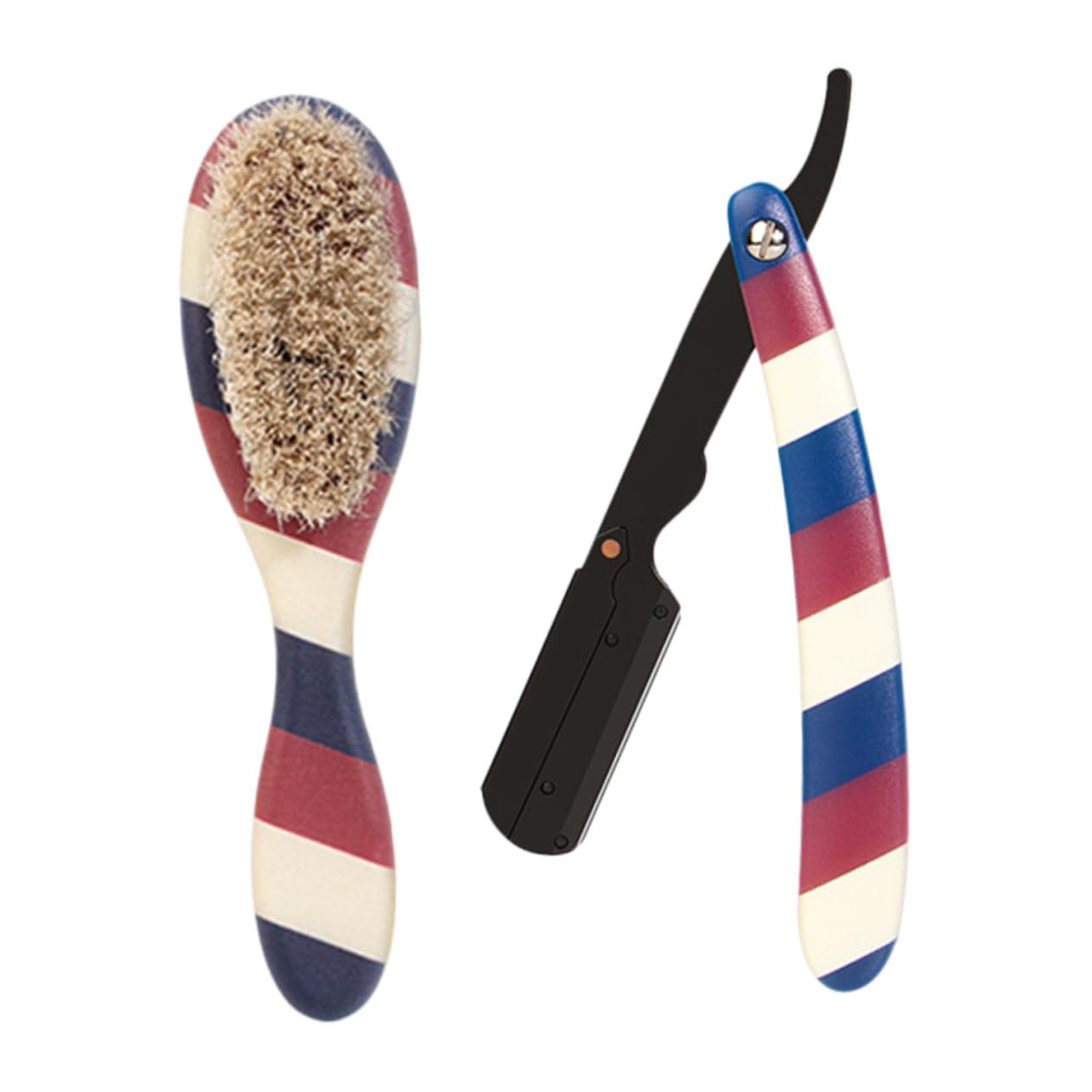 Didiseaon 1Set Men Beard Care Manual Razor Shaving Brush Kit for Grooming Includes Durable Beard Styling Brush present for Any Occasion