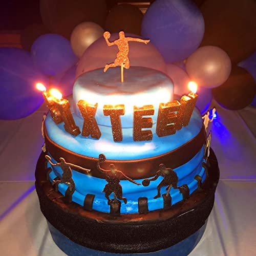 Jevenis 24 Pcs Basketball Cupcake Topper Basketball Player Cake Picks Sports Theme Basketball Star Cupcake Decoration For Basketball Theme Birthday Party Supplies #TOP2