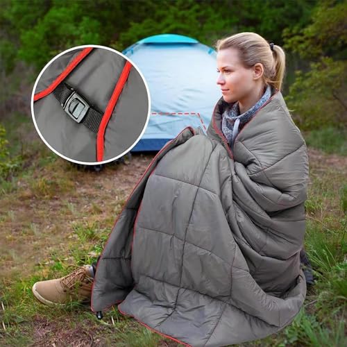 Couverture de camping vestible et imperméable pour les nuits en extérieur - 3