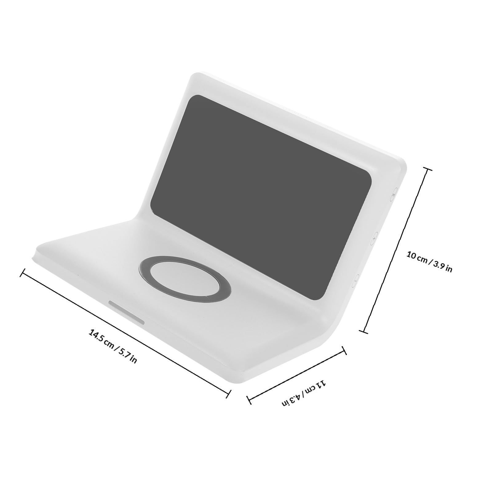 Cargador Inalámbrico para Teléfono Despertador, Tipo C, Blanco