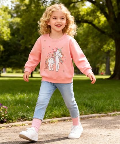 Image of Hongshilian Unisex Kids Cute Cartoon Cotton Sweater Shirt