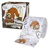 Sloth Time Funny Toilet Paper - Gag Gifts for Men, Women, Kids & Teens - Joke Novelty Toilet Roll - Prank Stuff for Adults - Sloth Themed Gifts - Birthday, Anniversary & April Fools - Laughing Smith