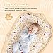 Baby Lounger - Newborn Lounger Cover Months 0-12 Months, Baby Lounger Cover Breathable & Soft Baby Nest Cover Co Sleeping Babies Essentials Gifts, Portable Infant Lounger Baby Floor Seat Rainbow
