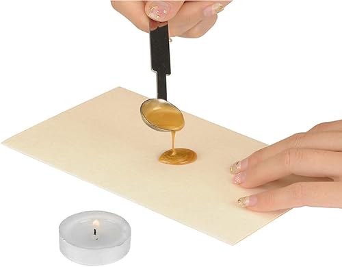 Miniatura 6 de Yoption - Kit de sellos de cera con letra B, juego de sellos de cera con letras iniciales vintage con letras iniciales del alfabeto (B)