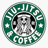 Generic Jiu Jitsu and Coffee - Funny Brazilian Jiu Jitsu Sticker Decal Bumper Sticker 5 inches