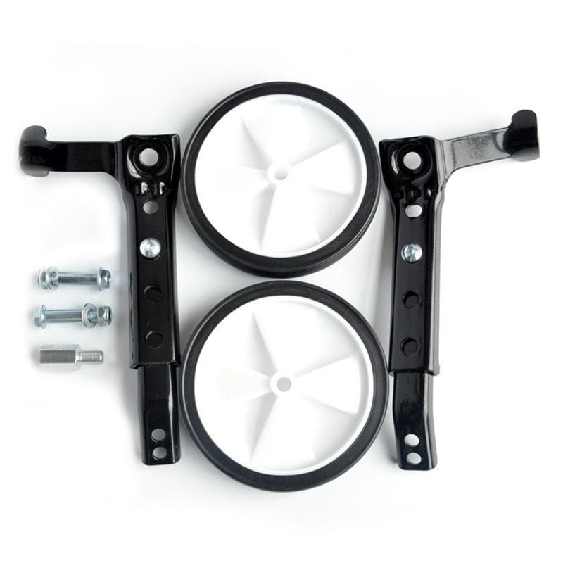 Bike Training Wheels for 16inch 18inch 20inch 22inch Kids' Bicycles Training Wheels Adjustable Bicycle Training Wheels Fits for Variable Speed Bicycle Mountain Bike (Black)