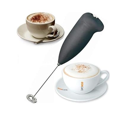 DR Mall Portable Stainless Steel Mini Hand Blender Mixer Froth Whisker Latte Maker for Milk, Coffee, Egg Beater, Juice, Cafe Latte, Espresso, Cappuccino, Lassi, Salad Dressing
