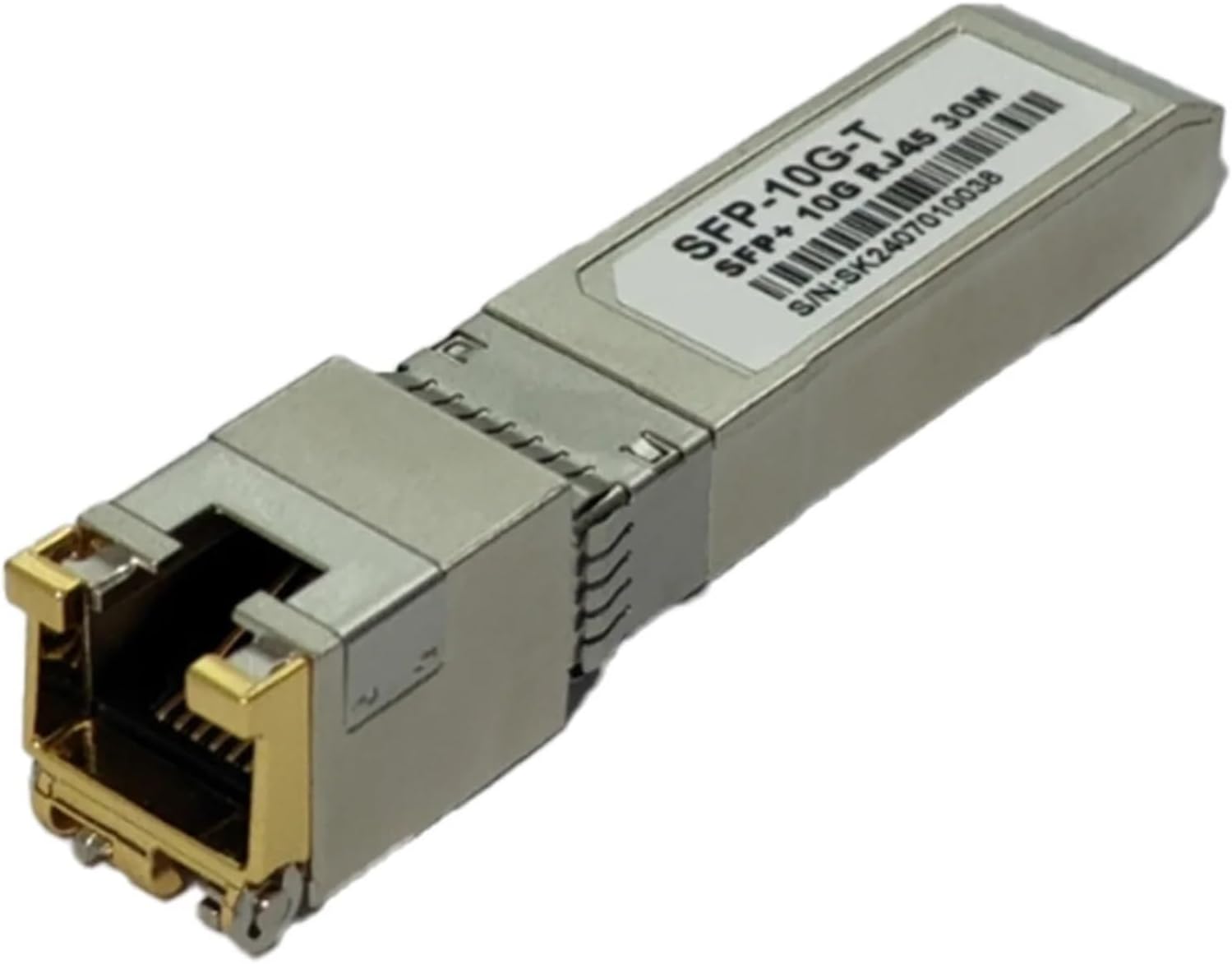 10G SFP + to Rj45 30m Self-Adaption 10G/5G/2.5G Optical Module Compatible for Ethernet Optic Switch