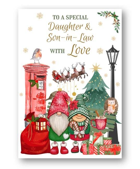 Second Ave - Buzón de Navidad para hija y hijo en la ley de Navidad