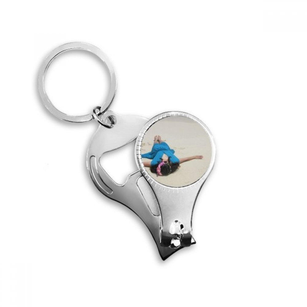 Pince à ongles Ellie Yao Beautiflu bleu pour fille avec un design ergonomique