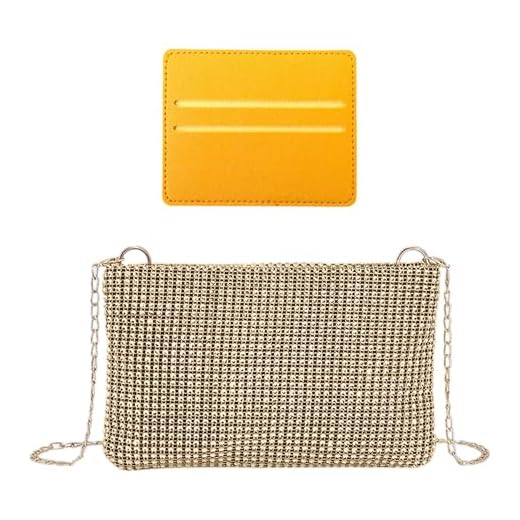 EHDWXVZM Bolso De Mano y Hombro Para Mujer, Tarjetero, Bolso De Noche Brillante