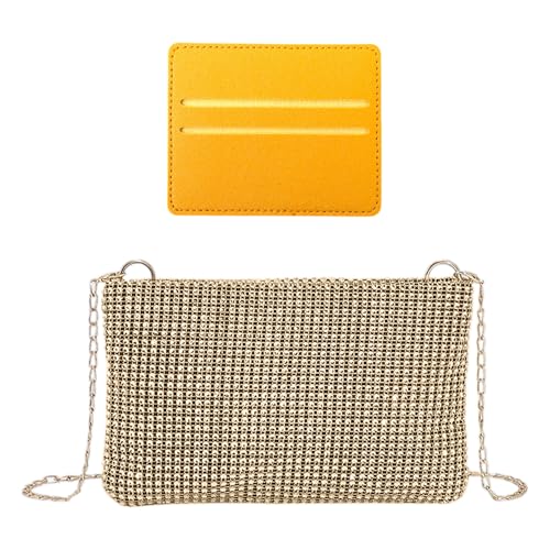 EHDWXVZM Bolso De Mano y Hombro Para Mujer, Tarjetero, Bolso De Noche Brillante