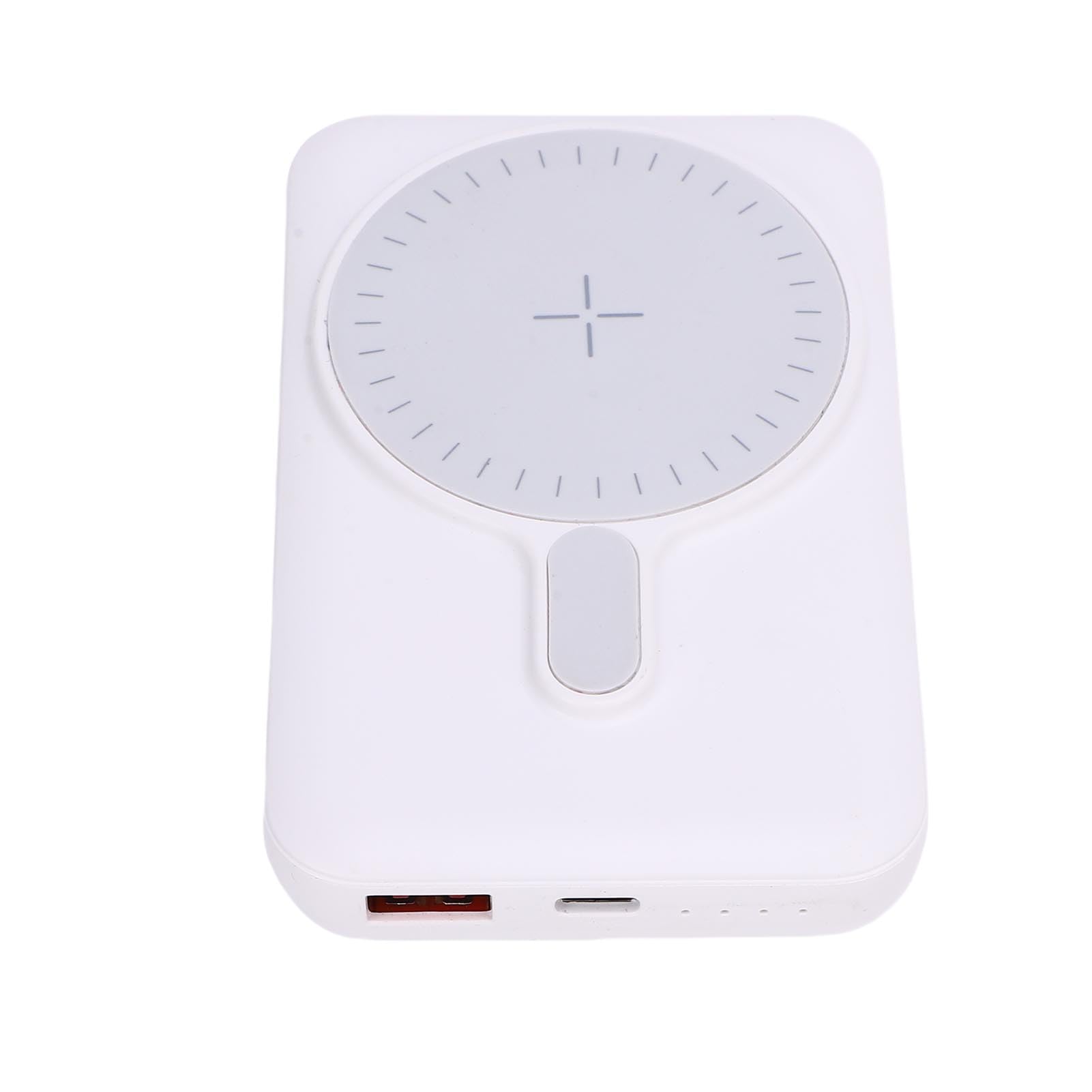 Banque d'alimentation solaire 10 000 mAh, charge rapide, batterie magnétique sans fil, chargeur portable d'urgence, matériaux ABS et FC