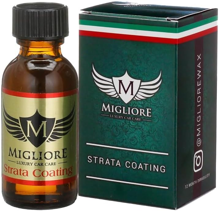 Miniatura 2 de Migliore Strata revestimiento revestimiento cerámico SiO2 PRO de alto brillo y sellador para coches  1-2 años de protección  Aplicar después del