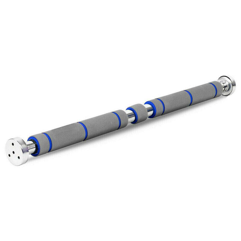 Vivo Technologies Door-Frame Pull-Up Bar Home Exercise Workout Training Gym Bar Chin Up Adjustable Fitness Heavy-Duty Metal and Foam Chin-Up Pole 60-100cm