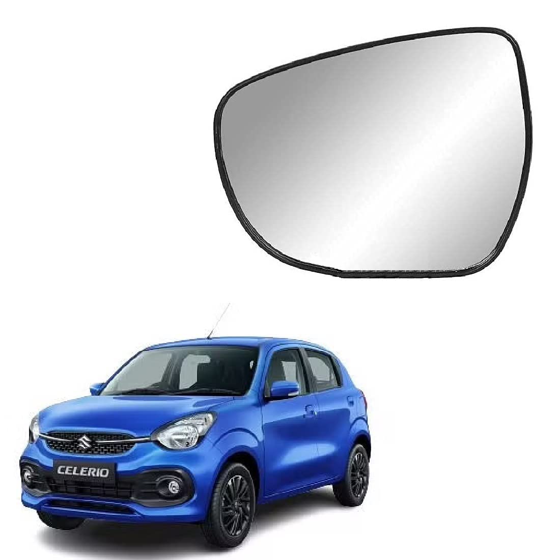 STYCAROSide View Mirror Glass Plate compatible with Auto Fold Side