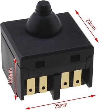 2PCS Angle Grinder Switch for 100mm 4 Angle Grinder Push Button Power Switch Replacement Handheld Electric Tool Accessories