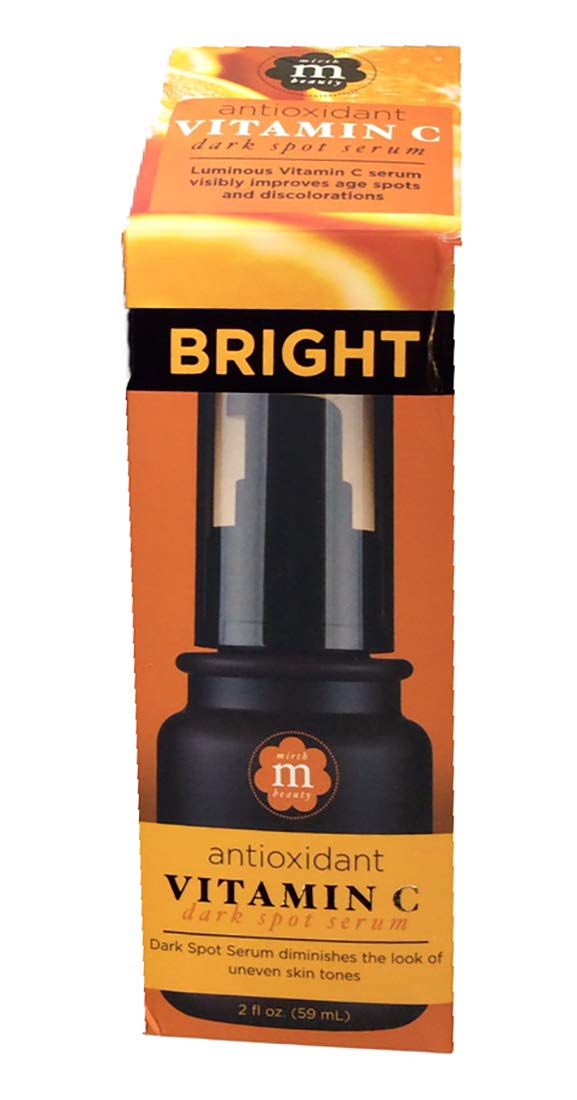 Mirth Beauty, siero per macchie scure alla vitamina C, per macchie dell’età, macchie solari, tonalità della pelle irregolare e scolorimento della pelle. Bottiglia grande da 60 ml.
