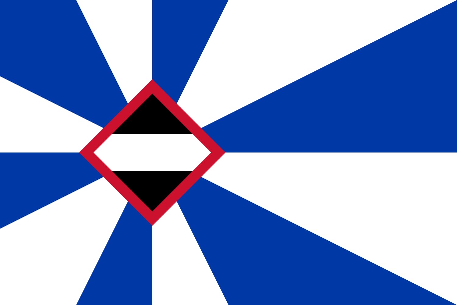 Drapeau paysage Borsele XL pour pavoiser votre jardin et honorer la Zélande