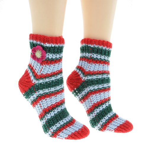 Angelina Winter Knited Socks with Assorted Colors (12-Pack)3