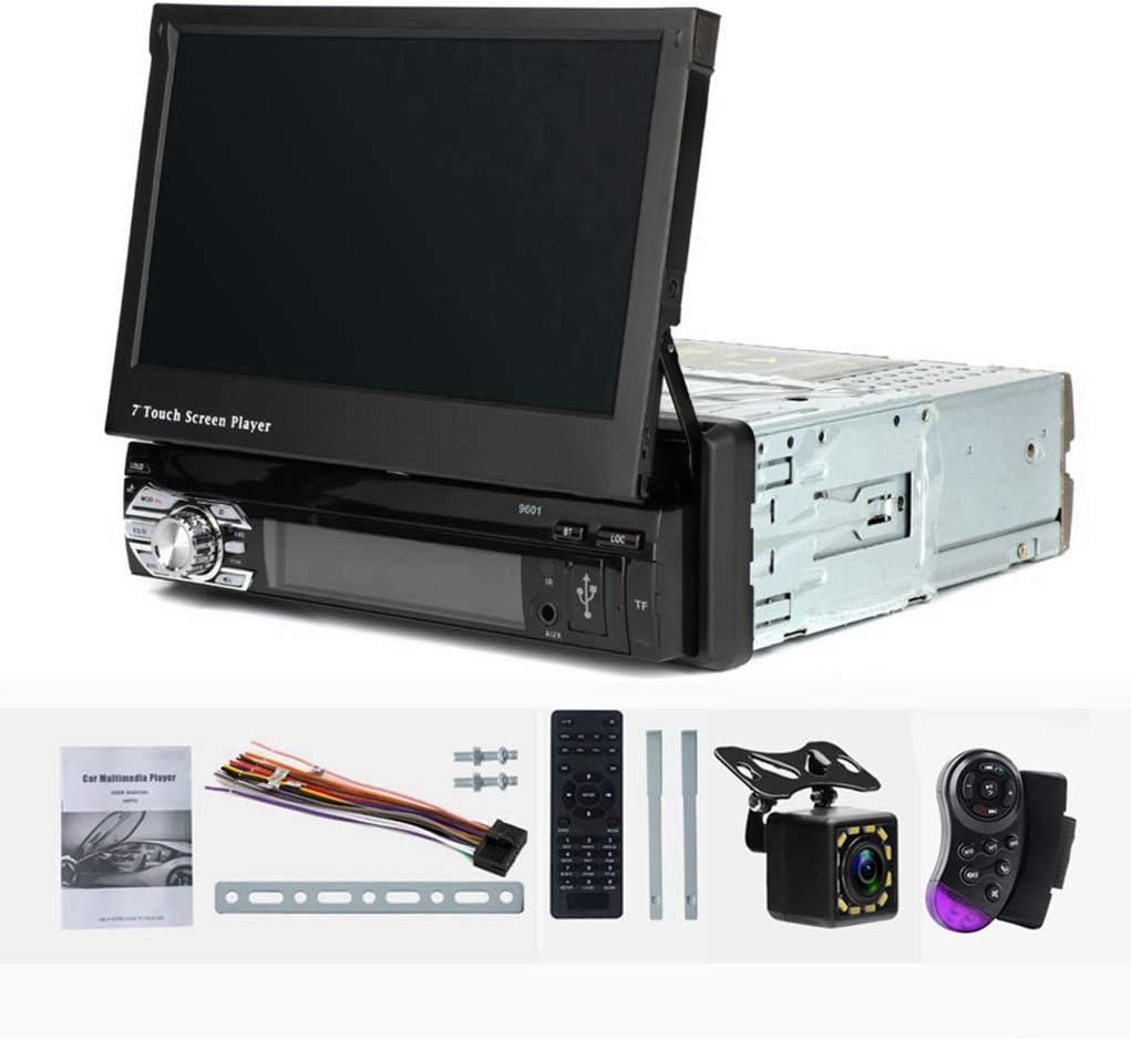 Authеntіс Crаzу Dеаlѕ CarThree Single Din Car Stereo Touch Screen 7 Inch Car Radio Touch Screen with Bluetooth AUX/USB/TF Car FM Radio Receiver MP3/MP4/MP5 Player 1080P Single Din Stereo Support Backup Camera